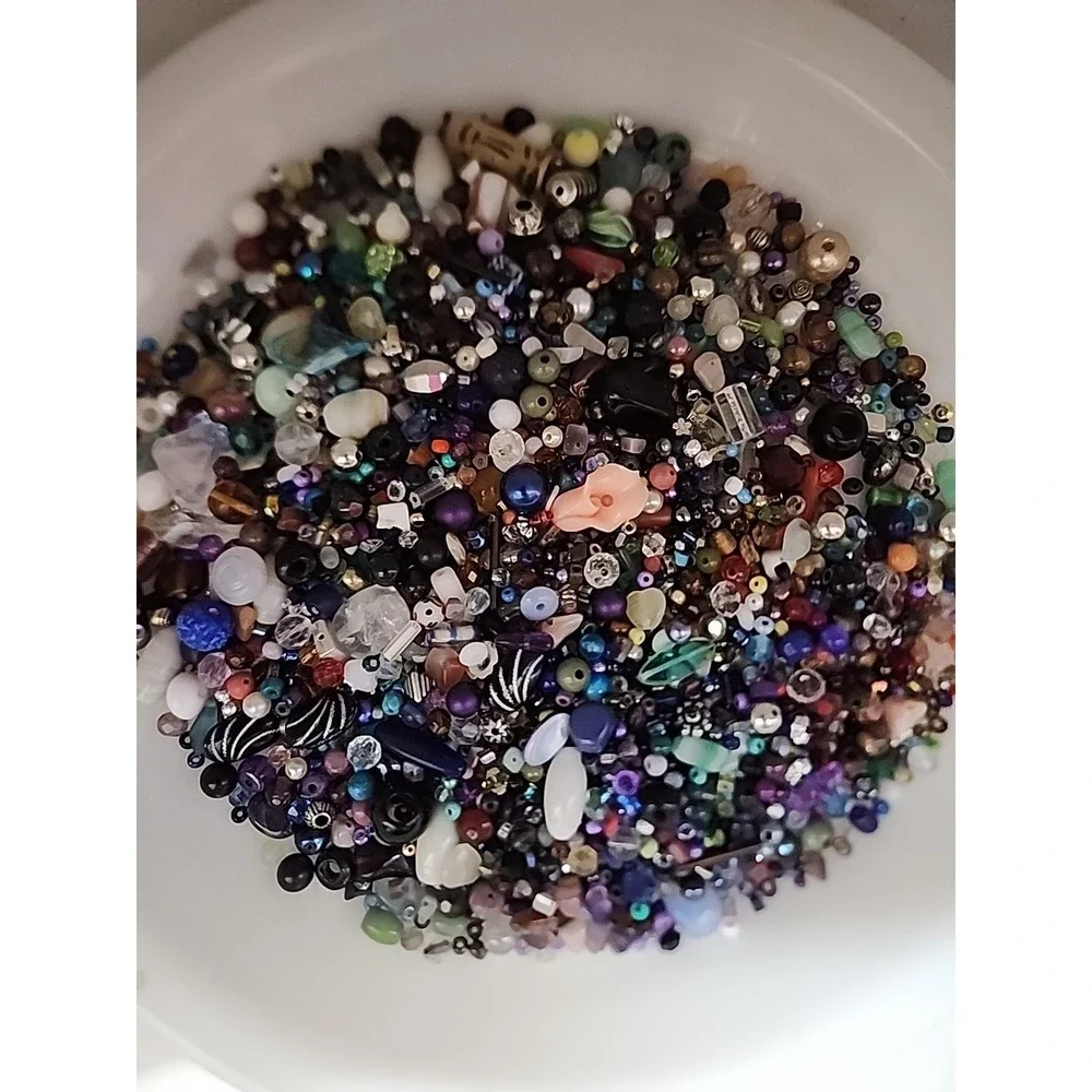 Happy Beads Bead Mix One Pound Mix Lot 1mm To 20mm Childs Play To  Fancy #132